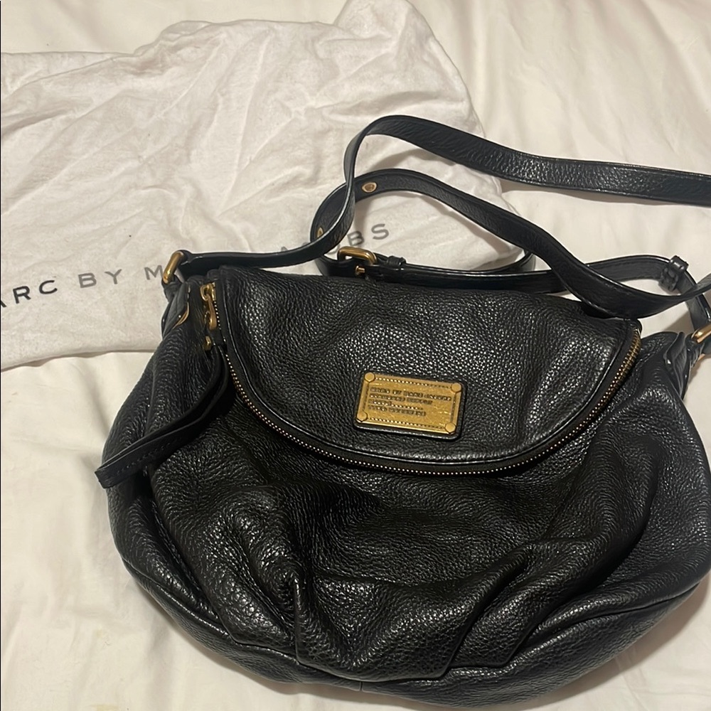 Marc by Marc Jacobs Black Leather Shoulder Bag